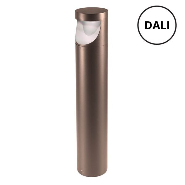 Redo 90502-DALI LED Zahradní sloupkové světlo | Teplá bílá | Hnědá