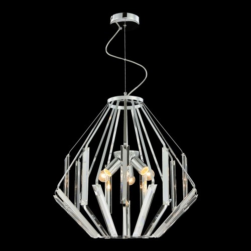 LUXERA 91064373 Amara Lustr | E27 | Chrom | Kov