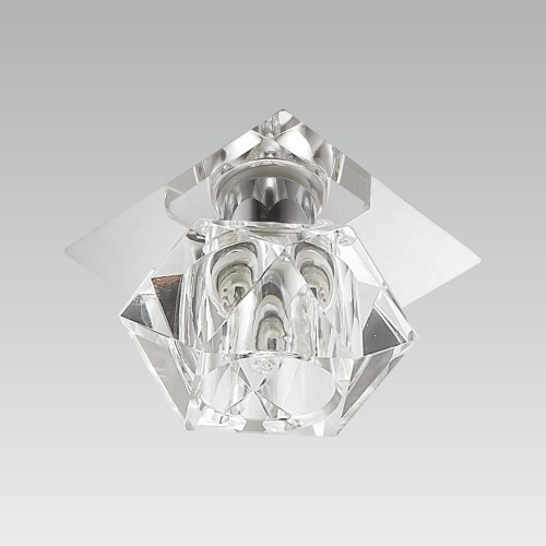 LUXERA 92034041 Zenith LED stropní svítidlo | Chrom | Kov | 5W