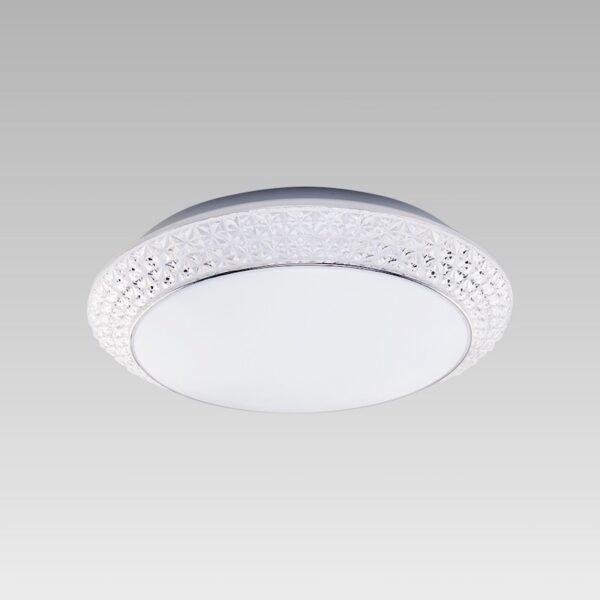 PREZENT 92071316 Omnia LED stropní svítidlo | Přírodní bílá | 36=3240lmW | Bílá | Chrom | Kov