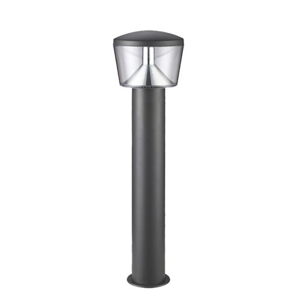 PREZENT 92066005 Dublin LED Zahradní sloupkové světlo | Přírodní bílá | 11=900lmW | Šedá