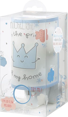 Dětská svítidla DALBER D92832 Princess & Prince LED Stolní lampička | 0,3W | Modrá