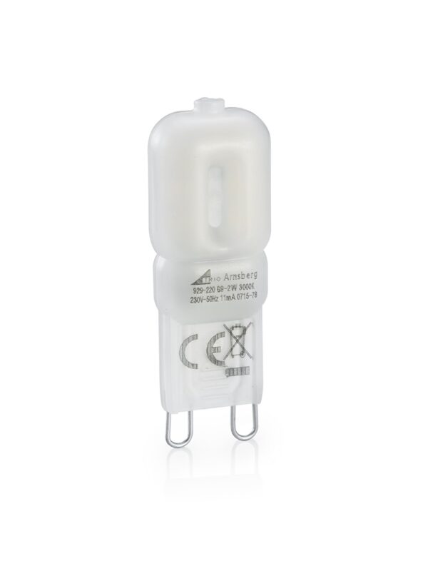 Trio 929-220 LED žárovka G9 | Teplá bílá | 2W | Bílá