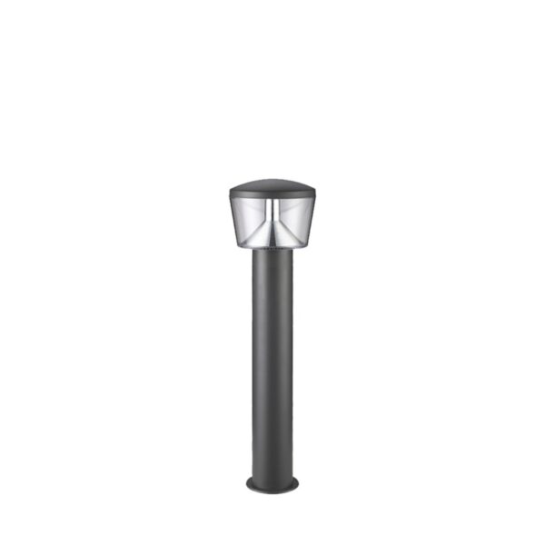 PREZENT 92066005 Dublin LED Zahradní sloupkové světlo | Přírodní bílá | 11=900lmW | Šedá