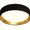 Searchlight 96009371-50BGO LED stropní svítidlo | Teplá bílá | 25W | Barevný kov | Černá | Zlatá