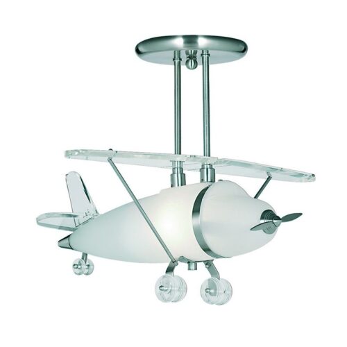 Searchlight 96000737 Novelty Lustr | E27 | Kov | Stříbrná