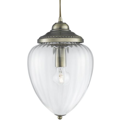 Searchlight 96001091AB Pendants Lustr | E27 | Barevný kov | Mosaz