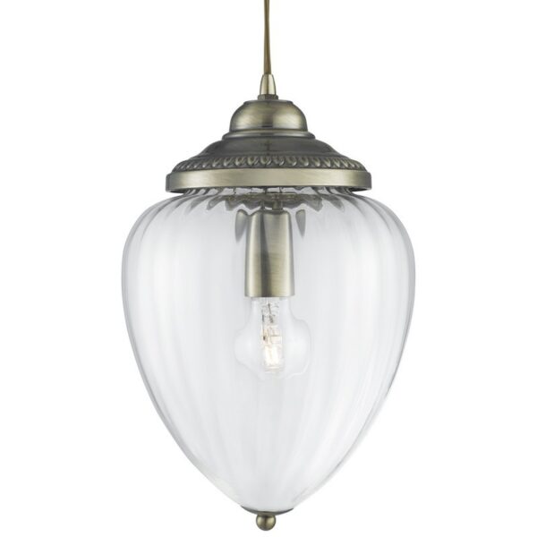 Searchlight 96001091AB Pendants Lustr | E27 | Barevný kov | Mosaz