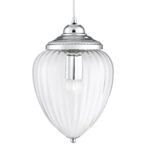 Searchlight 96001091CC Pendants Lustr | E27 | Chrom | Kov