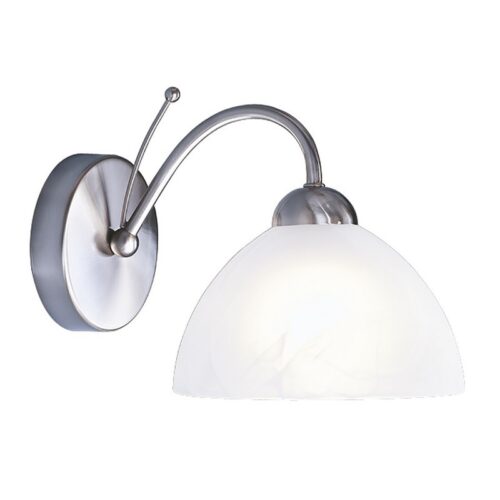 Searchlight 96001131-1SS Nástěnné svítidlo | E14 | Kov | Stříbrná