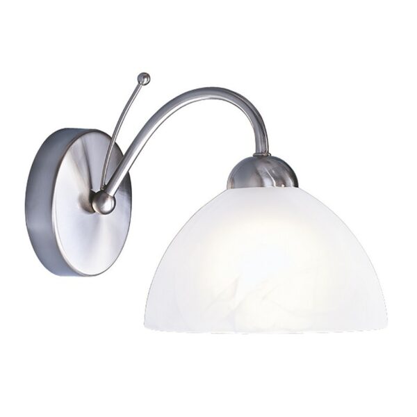 Searchlight 96001131-1SS Nástěnné svítidlo | E14 | Kov | Stříbrná
