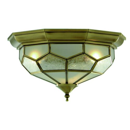 Searchlight 96001243-12 Stropní svítidlo | E14 | Barevný kov | Mosaz