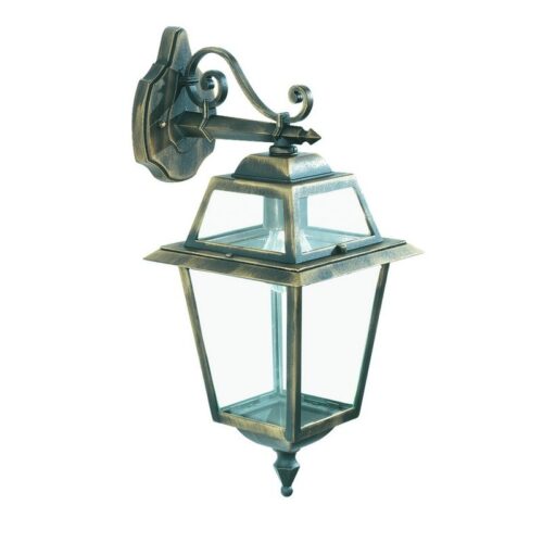 Searchlight 96001522 New Orleans Nástěnné svítidlo | E27 | Barevný kov | Černá | Zlatá