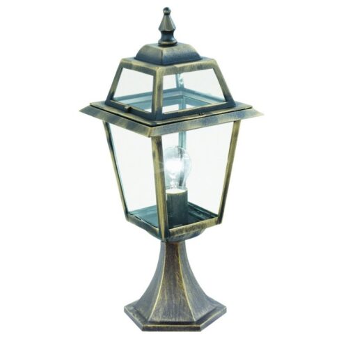 Searchlight 96001524 New Orleans Stojací lampa | E27 | Barevný kov | Černá | Zlatá