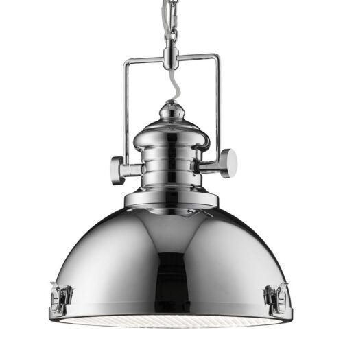 Searchlight 96002297CC Industrial Pendants Lustr | E27 | Chrom | Kov