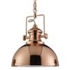 Searchlight 96002297CU Industrial Pendants Lustr | E27 | Barevný kov | Měď