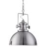 Searchlight 96002297SS Industrial Pendants Lustr | E27 | Kov | Stříbrná
