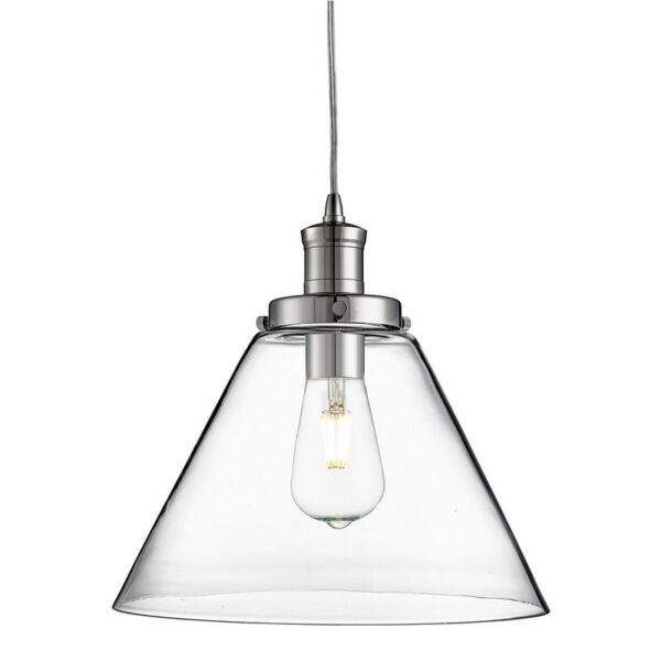 Searchlight 96003228CC Pyramid Lustr | E27 | Chrom | Kov