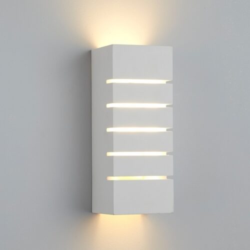 Searchlight 96004274 Gypsum Nástěnné svítidlo | E14 | Bílá