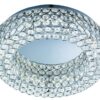 Searchlight 96004291-54CC LED stropní svítidlo | Přírodní bílá | 27=1530lmW | Chrom | Kov
