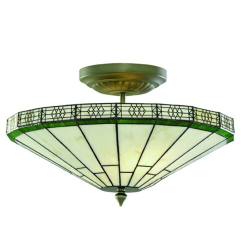 Searchlight 96004417-17 Stropní svítidlo | E14 | Barevný kov | Mosaz