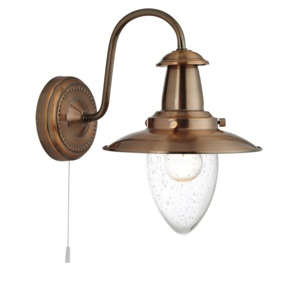 Searchlight 96005331-1CU Nástěnné svítidlo | E27 | Barevný kov | Měď