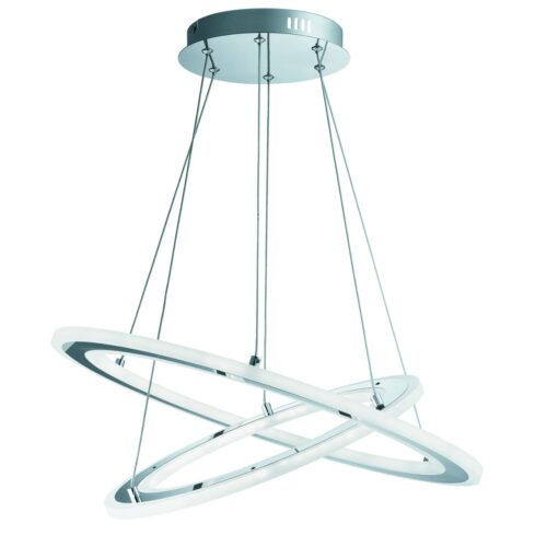 Searchlight 96005882-2CC LED stropní svítidlo | Teplá bílá | 33,6=3024lmW | Chrom | Kov