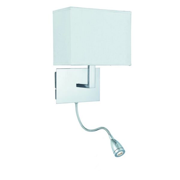 Searchlight 96006519CC Wall LED nástěnní svítidlo | Studená bílá | Chrom | Kov