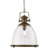 Searchlight 96006659 Industrial Pendants Lustr | E27 | Barevný kov | Mosaz