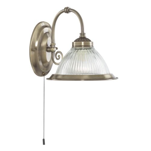 Searchlight 96009341-1 Nástěnné svítidlo | E27 | Barevný kov | Mosaz
