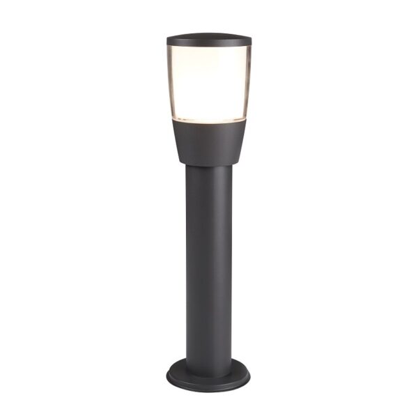 Searchlight 960598-450GY Zahradní sloupkové světlo | E27 | Bílá | Šedá