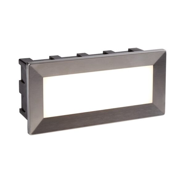 Searchlight 960762 Ankle LED venkovní svítidlo | Přírodní bílá | Bílá | Černá | Kov | Nerez | 3,5W