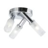 Searchlight 962653-3CC-LED LED Koupelnové stropní svítidlo | Teplá bílá | Chrom | Kov | 3x2,5W