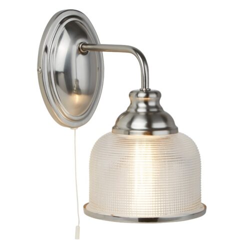 Searchlight 962671-1SS Nástěnné svítidlo | E27 | Kov | Stříbrná