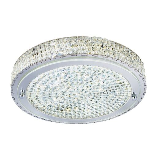 Searchlight 962714CC Flush LED stropní svítidlo | Přírodní bílá | Chrom | Kov | 24W