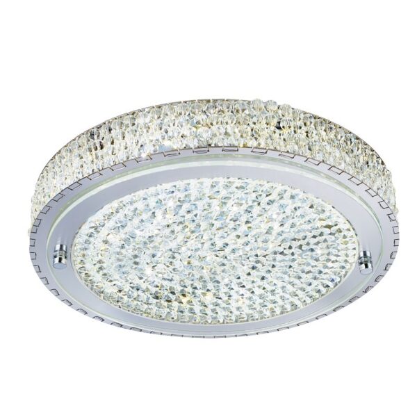 Searchlight 962714CC Flush LED stropní svítidlo | Přírodní bílá | Chrom | Kov | 24W