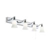 Searchlight 962934-4CC-LED LED Koupelnové nástěnní svítidlo | Teplá bílá | Bílá | Chrom | Kov | 4x2,5W
