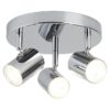 Searchlight 963173CC Rollo LED Přisazené stropní svítidlo | Teplá bílá | Chrom | Kov | 3x4W