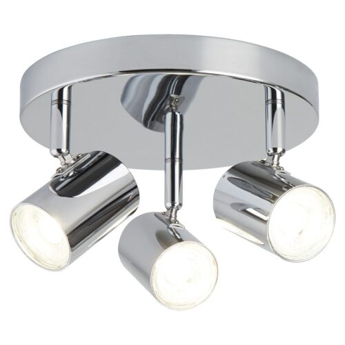 Searchlight 963173CC Rollo LED Přisazené stropní svítidlo | Teplá bílá | Chrom | Kov | 3x4W