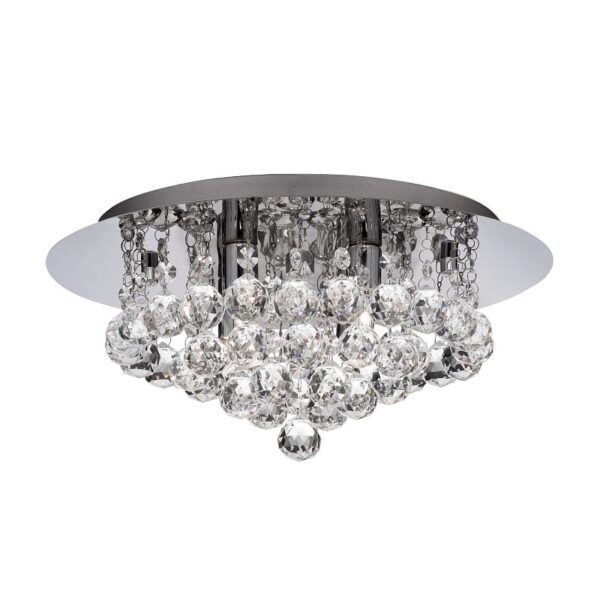 Searchlight 964404-4CC-LED LED Koupelnové stropní svítidlo | Přírodní bílá | Chrom | Kov | 4x3W
