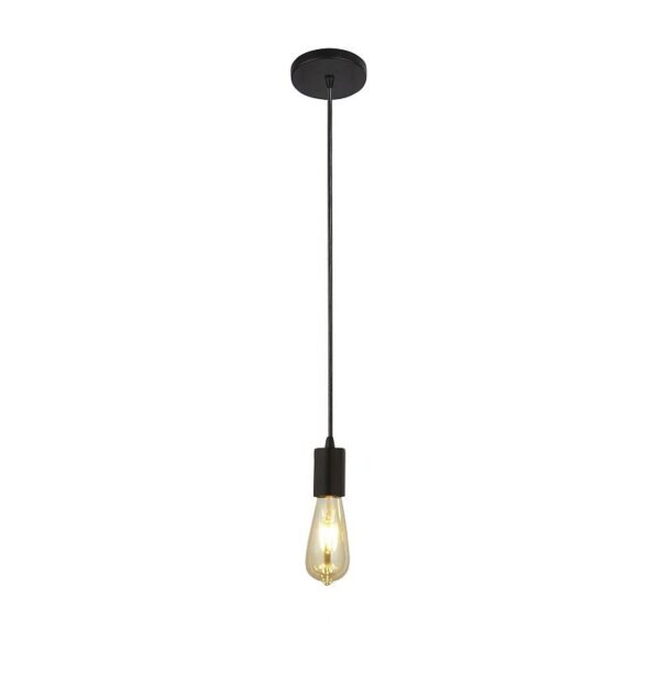 Searchlight 96009661BK Squiggle Lustr | E27 | Černá