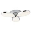 Searchlight 966213-3CC LED Přisazené stropní svítidlo | Přírodní bílá | Chrom | Kov | 24W