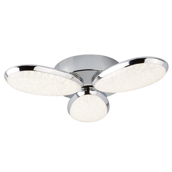 Searchlight 966213-3CC LED Přisazené stropní svítidlo | Přírodní bílá | Chrom | Kov | 24W
