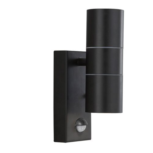 Searchlight 967008-2BK-LED LED Nástěnné venkovní světlo | Teplá bílá | Černá | 2x3W
