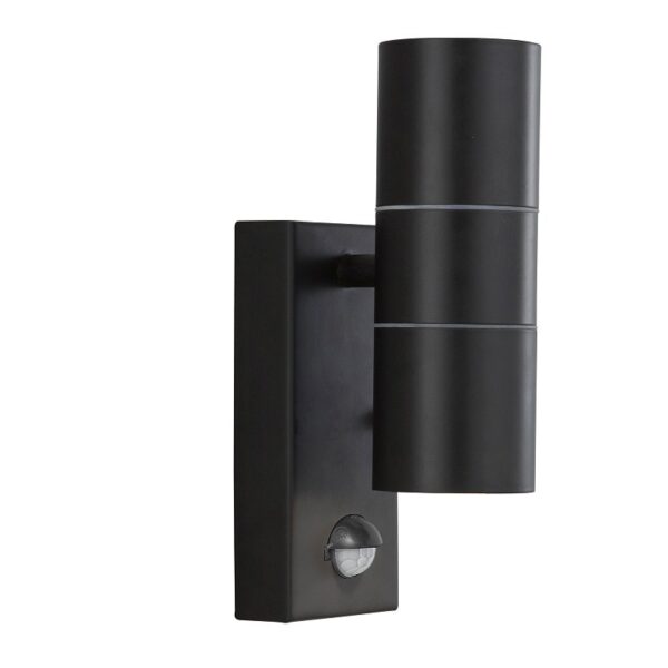 Searchlight 967008-2BK-LED LED Nástěnné venkovní světlo | Teplá bílá | Černá | 2x3W