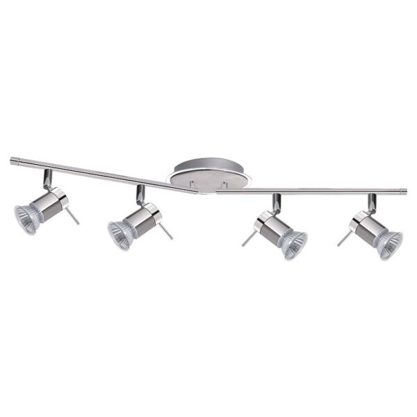Searchlight 967444CC-LED Aries LED bodové svítidlo | Teplá bílá | Chrom | Kov | Stříbrná | 4x5W