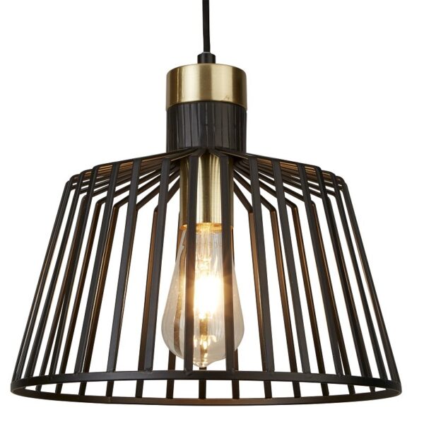 Searchlight 969411BK Bird Cage Lustr | E27