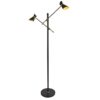 Searchlight 96EU5962-2BG LED stojací lampa | Teplá bílá | Barevný kov | Černá | Zlatá | 2x4W