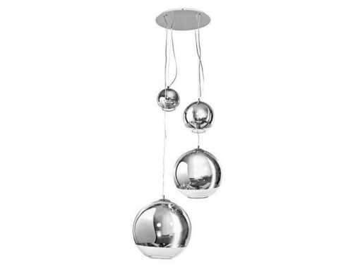 Azzardo AZ2531 Silver Ball Lustr | E27 | Chrom | Kov