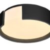 Azzardo AZ2632 Pavia LED stropní svítidlo | Teplá bílá | Černá | 25W